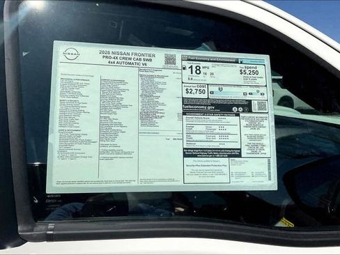 New 2026 Nissan Frontier PRO-4X image 12