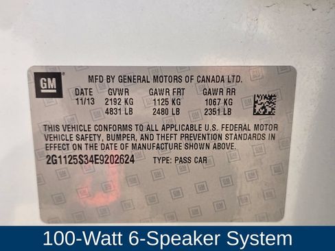 Certified 2014 Chevrolet Impala LT w/ Premium Seating Package FWD image 11
