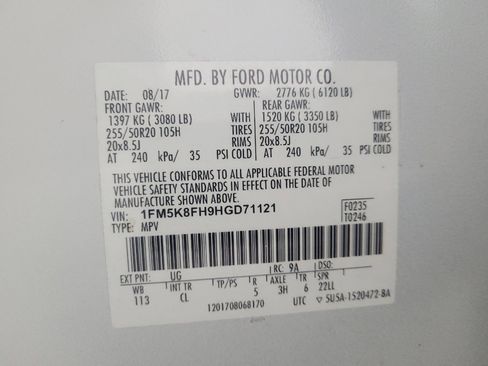 Used 2017 Ford Explorer Limited AWD/4WD image 33