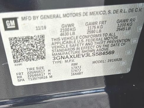 Used 2020 Chevrolet Equinox LT AWD/4WD image 33