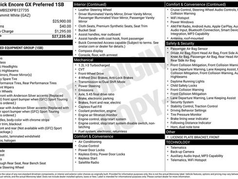 Certified 2023 Buick Encore GX Preferred FWD image 32