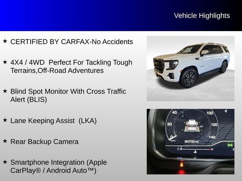 Used 2023 GMC Yukon AT4 w/ Technology Package AWD/4WD image 4