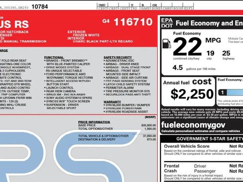 Used 2016 Ford Focus RS image 2