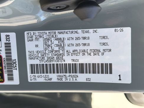 New 2026 Toyota Tundra SR5 AWD/4WD image 34