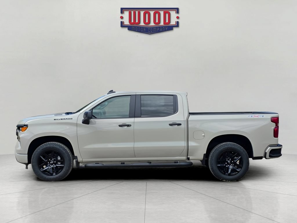 New 2026 Chevrolet Silverado 1500 Custom w/ Turbomax Blackout Package AWD/4WD image 4