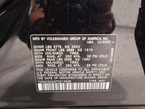 Used 2026 Volkswagen Atlas Cross Sport SE AWD/4WD image 30