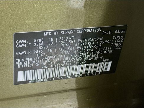 New 2026 Subaru Forester Touring AWD/4WD image 42