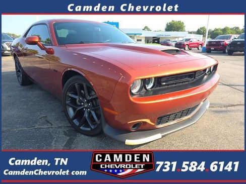 Used 2023 Dodge Challenger R/T w/ Blacktop Package RWD image 1