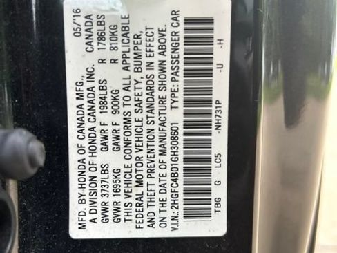 Used 2016 Honda Civic LX-P image 10