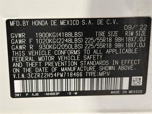 Certified 2023 Honda HR-V Sport image 32