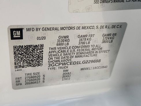 Used 2020 Chevrolet Silverado 1500 LT w/ Texas Edition RWD image 32
