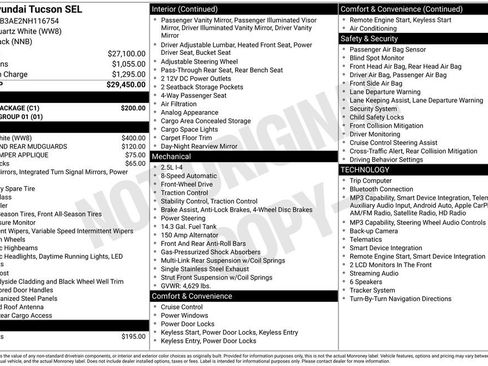 Used 2022 Hyundai Tucson SEL w/ Cargo Package FWD image 6
