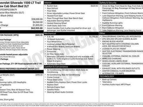 Used 2023 Chevrolet Silverado 1500 LT Trail Boss w/ Protection Package image 4