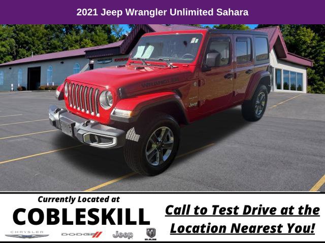 Used 2021 Jeep Wrangler Unlimited Sahara AWD/4WD image 8