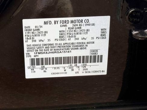 Used 2024 Ford Explorer Timberline w/ Timberline Technology Package AWD/4WD image 21