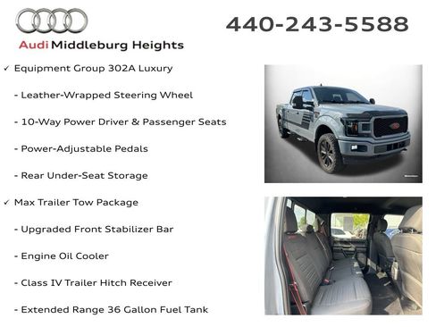Used 2019 Ford F150 XLT w/ Equipment Group 302A Luxury AWD/4WD image 11