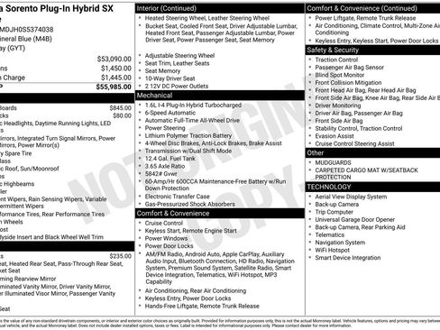 Certified 2025 Kia Sorento SX Prestige AWD/4WD image 33