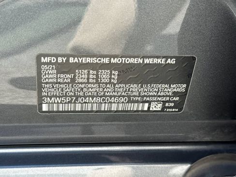 Used 2021 BMW 330e w/ Parking Assistance Package RWD image 28