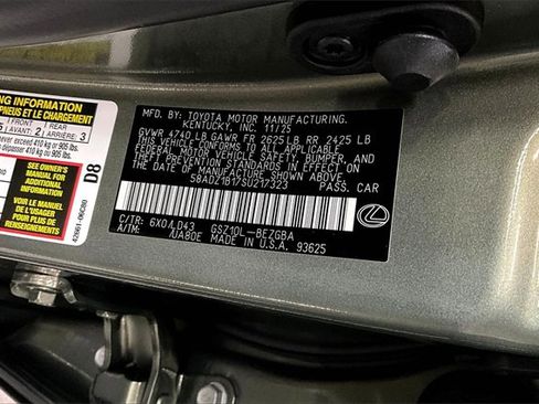 New 2025 Lexus ES 350 w/ Premium Package image 14