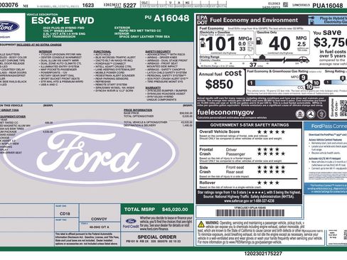Certified 2023 Ford Escape SE w/ PHEV Premium Package image 4