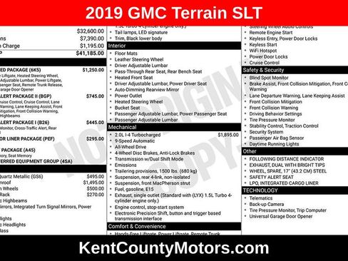 Used 2019 GMC Terrain SLT w/ Preferred Package image 1