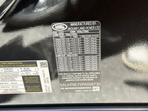 Certified 2023 Land Rover Range Rover SE AWD/4WD image 28
