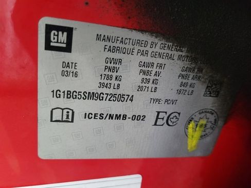 Used 2016 Chevrolet Cruze Premier w/ RS Package image 44