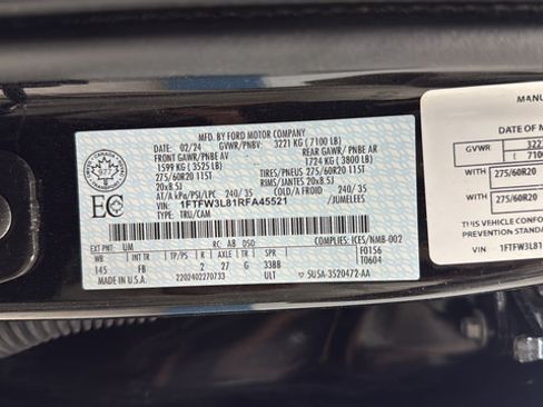 Used 2024 Ford F150 XLT w/ Equipment Group 302A MID AWD/4WD image 25