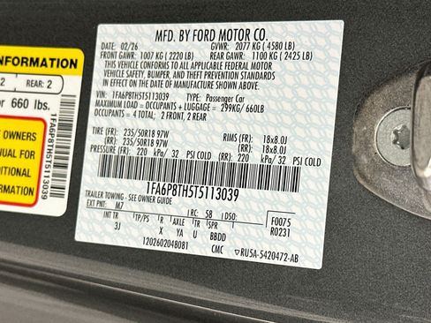 Used 2026 Ford Mustang Premium RWD image 12