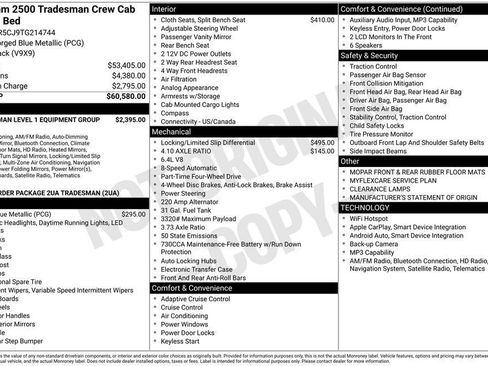 New 2026 RAM 2500 Tradesman AWD/4WD image 21