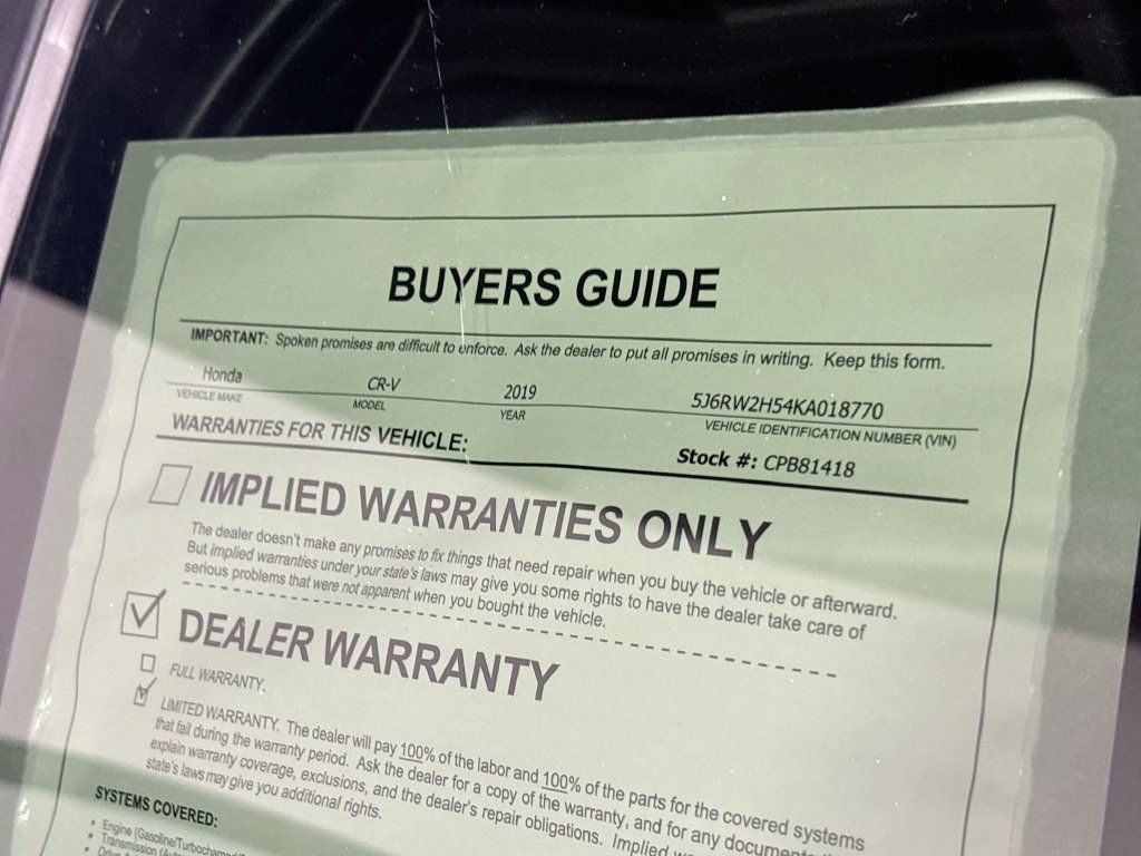 Used 2019 Honda CR-V EX image 24