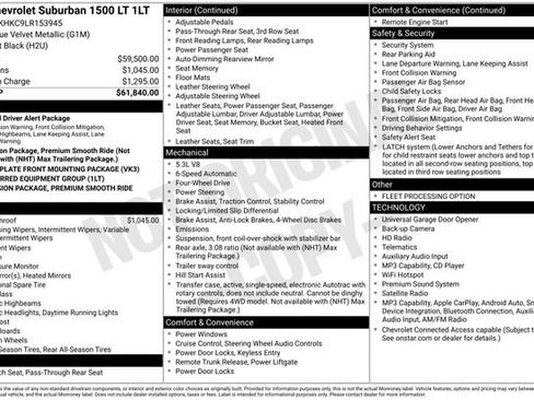 Used 2020 Chevrolet Suburban LT AWD/4WD image 16
