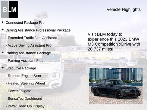 Used 2023 BMW M3 Competition AWD/4WD image 5
