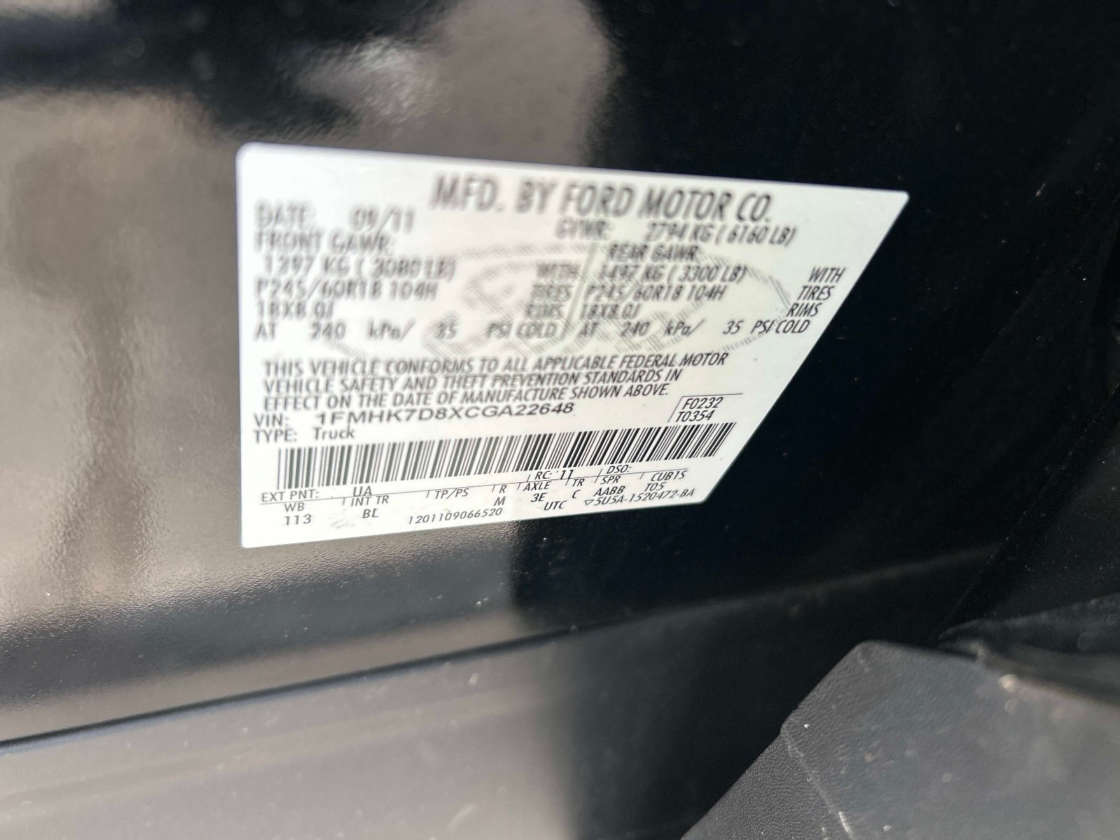 Used 2012 Ford Explorer XLT FWD image 33