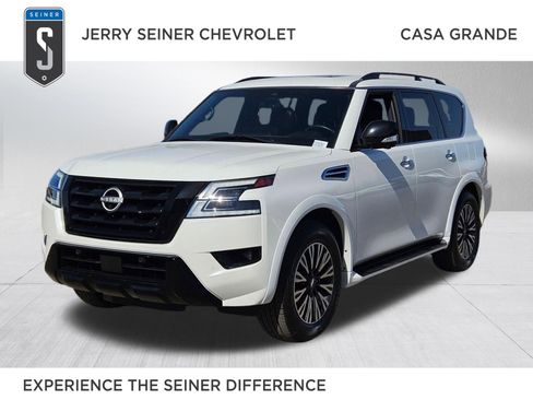 Used 2023 Nissan Armada SL w/ Midnight Edition Package RWD image 1