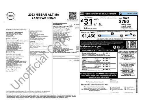 Used 2023 Nissan Altima 2.5 SR w/ SR Premium Package FWD image 17