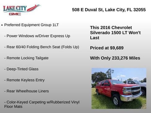 Used 2016 Chevrolet Silverado 1500 LT w/ All Star Edition RWD image 13