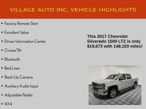 Used 2017 Chevrolet Silverado 1500 LTZ w/ Sport Package image 21