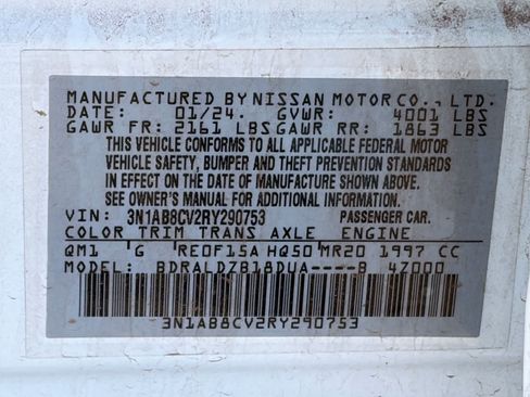 Used 2024 Nissan Sentra SV FWD image 24