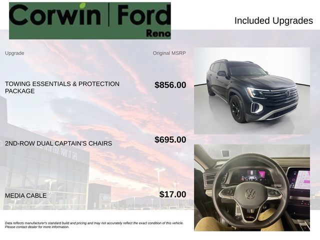Used 2024 Volkswagen Atlas Peak Edition SEL AWD/4WD image 3