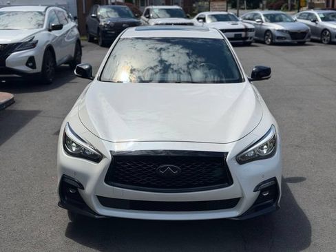 Used 2019 INFINITI Q50 Red Sport 400 w/ Sensory Package AWD/4WD image 2