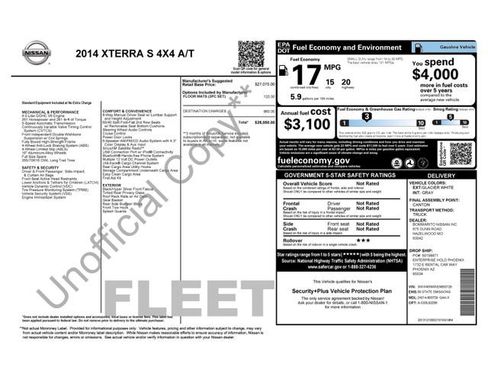 Used 2014 Nissan Xterra S image 3