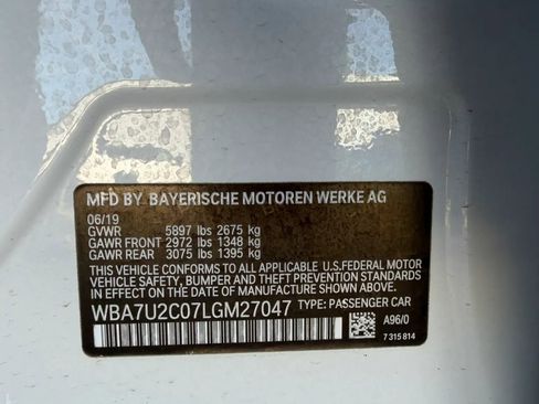 Used 2020 BMW 750i xDrive w/ Executive Package AWD/4WD image 30