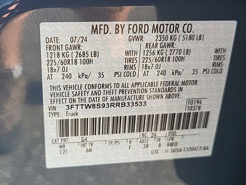 Used 2024 Ford Maverick Lariat w/ 4K Tow Package image 25