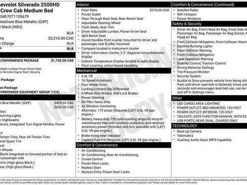 New 2026 Chevrolet Silverado 2500 Custom w/ Custom Convenience Package image 4