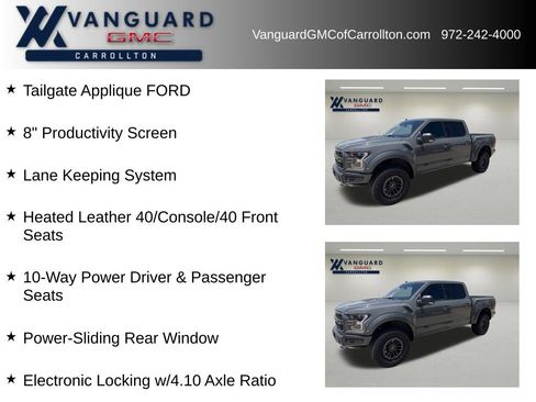 Used 2020 Ford F150 Raptor w/ Equipment Group 801A Mid AWD/4WD image 5