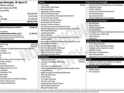 Used 2018 Jeep Wrangler Sport image 35