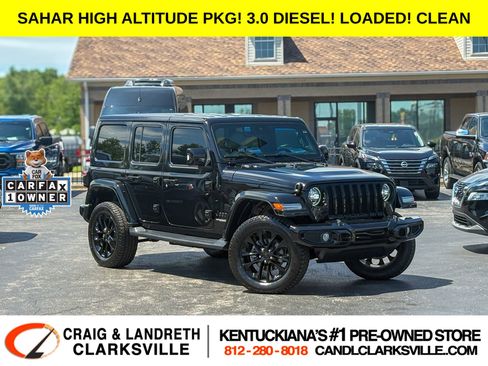Used 2022 Jeep Wrangler Unlimited Sahara AWD/4WD image 1