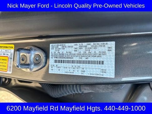 Certified 2022 Ford Escape SE w/ Convenience Package image 30