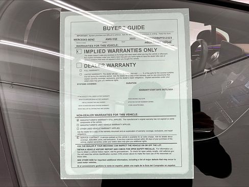 Certified 2023 Mercedes-Benz EQE AMG 4MATIC Sedan image 34